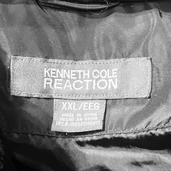 Kenneth Cole Reaction Long Down Quilted Puffer Winter Coat Hooded Women's XXL - Picture 8 of 10
